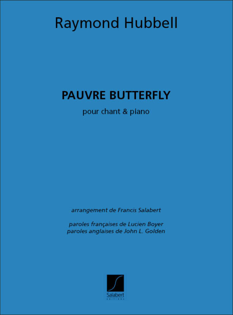 Pauvre Butterfly ! Chant-Piano